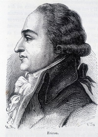 Portræt af Louis Marie Stanislas Freron (1754-1802), fransk publicist - i "" L