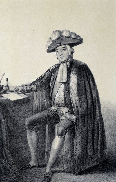 Portræt af Louis Philippe II Joseph, hertug af Orléans og Chartres, kendt som Philippe Egalité af French School