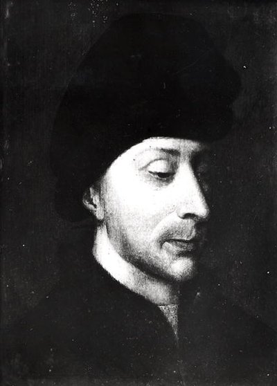 Portræt af Ludvig af Frankrig (1372-1407) hertug af Orleans, ca. 1420 af French School