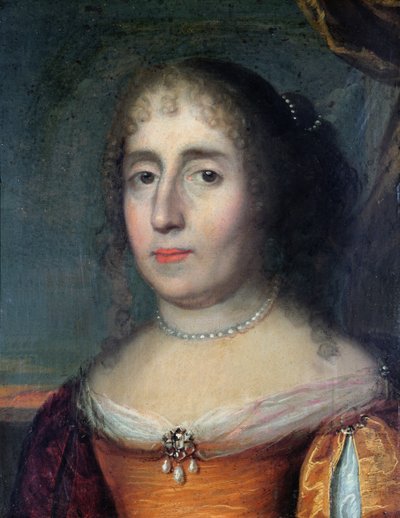 Portræt af Madame de Scudery (1607-1701) af French School