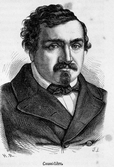 Portræt af Marc Caussidiere, fransk politiker (1808-1861). af French School