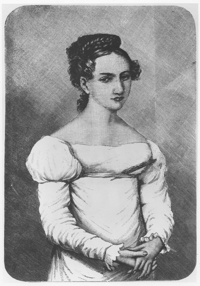 Portræt af Maria Wereszczaka af French School