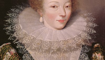 Portræt af Marie Vignon af French School