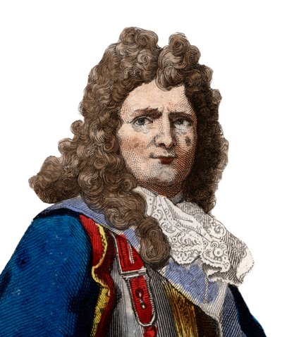 Portræt af Marquis de Vauban (1633-1707), marskal af Frankrig. af French School