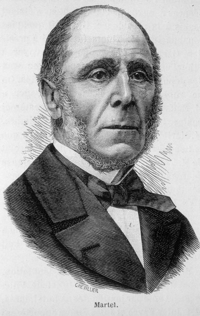 Portræt af Martel (politiker - under Thiers) - i "" The History of France"" af Henri Martin af French School