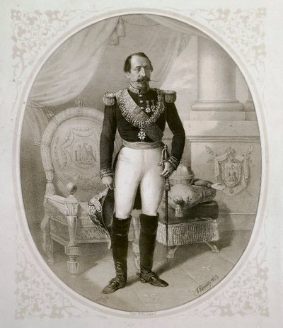 Portræt af Napoleon III (1808 - 1873) af French School