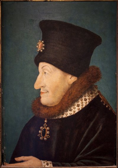 Portræt af Philippe Le Hardi, hertug af Bourgogne af French School