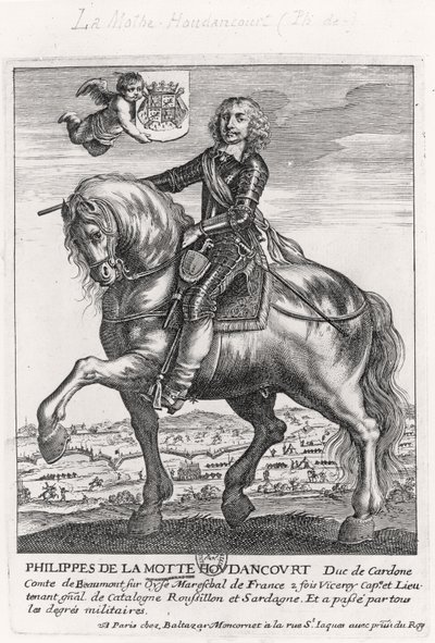 Portræt af Philippe de La Mothe Houdancourt (1605-57) af French School