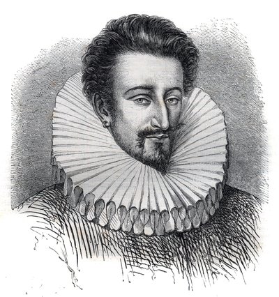 Portræt af Pierre Farnese (Pietro Farnese) (1350-1415). Han har et jordbærkrave på. Indgravering i "" Pavernes historie (...) Dronningekongens og kejsernes forbrydelser gennem århundrederne" af Maurice Lachatre af French School