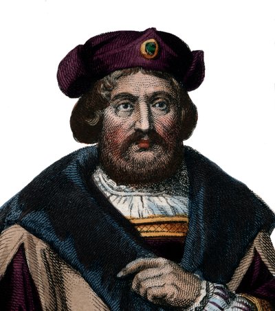 Portræt af Pierre de Ronsard (1524-1585), fransk digter. af French School