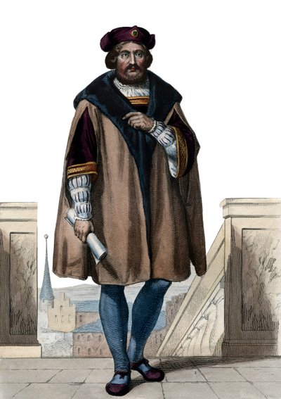 Portræt af Pierre de Ronsard (1524-1585), fransk digter. af French School