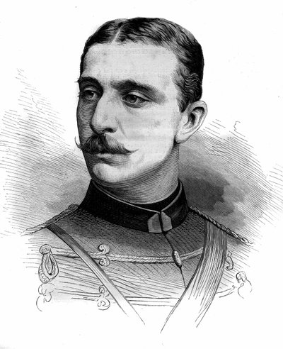 Portræt af prins Eugene Louis Napoleon, kendt som "Prince Imperial", søn af Napoleon III (1856-1879). Indgravering i "" Le Monde Illustré"" nr. 1161 af 28. juni af French School