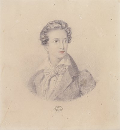 Portræt af Prins Fritz Baciocchi af French School