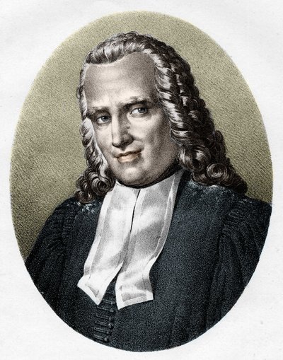 Portræt af Robert Joseph Pothier (1699-1772), fransk juriskonsulent. af French School