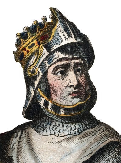 Portræt af Robert de Hauteville kendt som Guiscard (1015-1085), hertug af Apulien og Calabrien. af French School