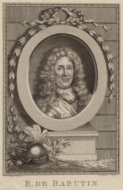 Portræt af Roger de Rabutin, greve af Bussy af French School