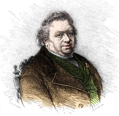 Portræt af Saintine (Xavier Boniface de Saintine af French School