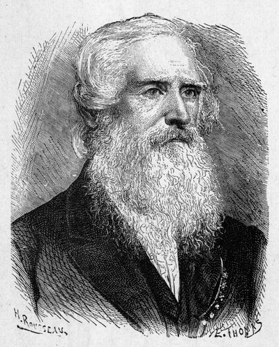 Portræt af Samuel Morse (1791 - 1872), amerikansk maler og fysiker - i "" Album of Science; berømte videnskabsmænd; Store opdagelser””” 1896. af French School