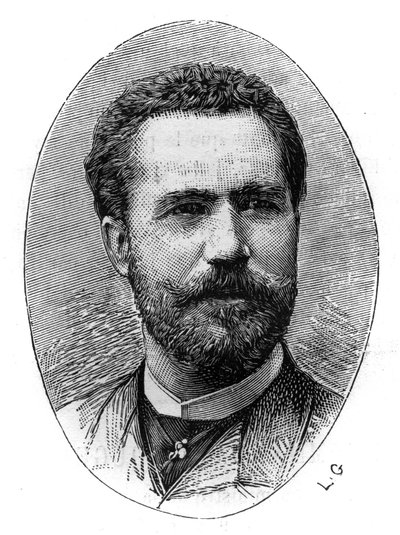 Portræt af Sebastian Julian Gayarre Garjon (1844-1890), spansk tenor. Indgravering i ""Den Illustrerede Verden"", 20. marts af French School