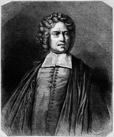 Portræt af abbeden af ​​Sankt Peter (Charles Irenee Castel de Saint-Pierre af French School