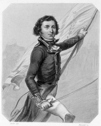 Portræt af hertugen af Chartres og Orleans, der blev Louis-Philippe I (1773-1850), franskmændenes konge. I L