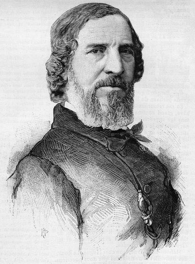 Portræt af den franske skuespiller Hugues Bouffe (1800-1888). af French School