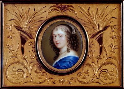 Portræt af den franske forfatter Anne "" Ninon"" af Enclos (eller Ninon de Lenclos eller Ninon de Lanclos af French School