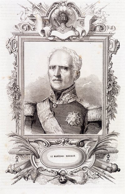 Portræt af den franske marskal Thomas Robert Bugeaud (1784-1849) af French School