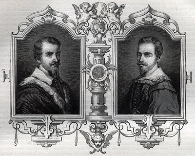 Portrætter af Horace (Orazio 1531-1553) og Octave Farnese Octave (Ottavio) af French School
