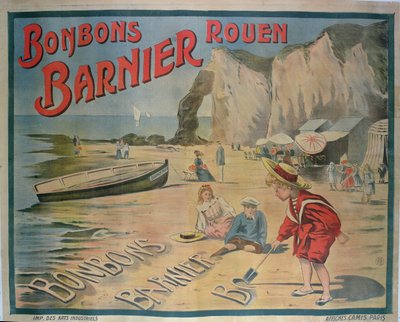 Plakat, der reklamerer for Barnier-slik af French School