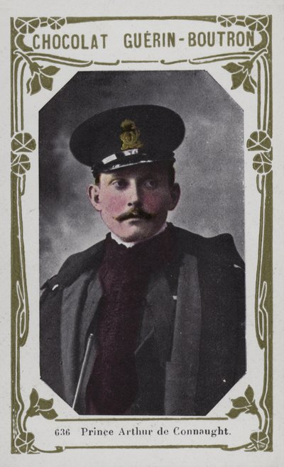Prins Arthur de Connaught (farvet foto) af French School