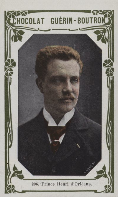 Prins Henri dOrleans (farvet foto) af French School