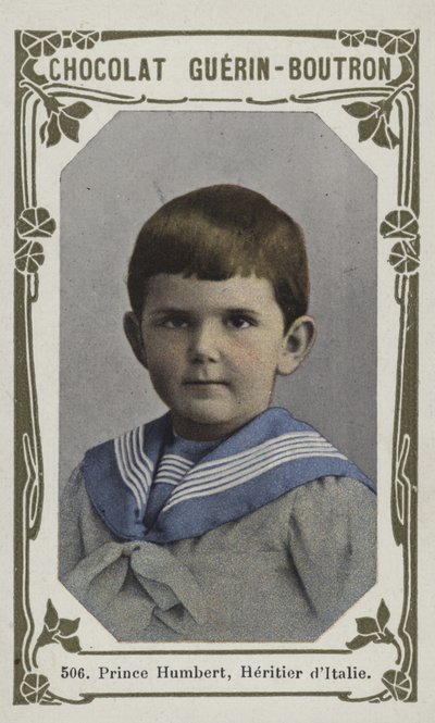 Prins Humbert, Heritier dItalie (farvet foto) af French School