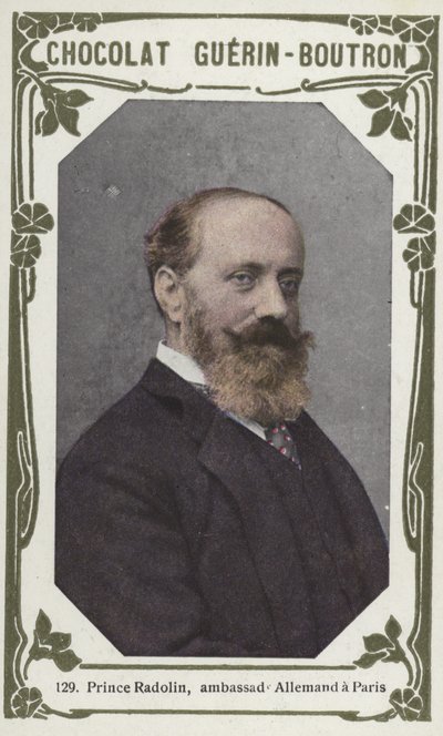 Prins Radolin, tysk ambassadør i Paris (farvet foto) af French School