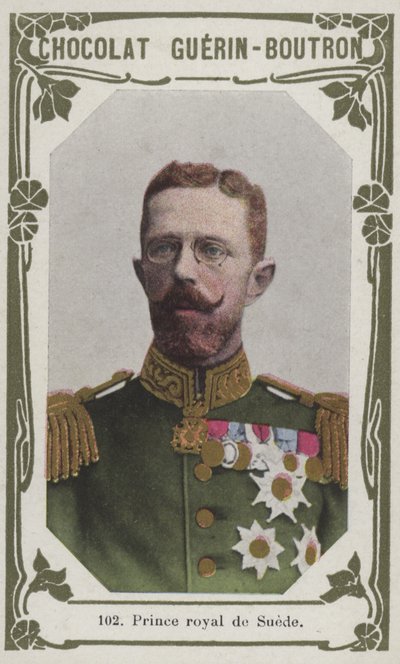 Prince Royal de Suede (farvet foto) af French School