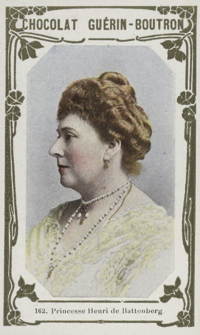 Prinsesse Henrik af Battenberg (farvet foto) af French School