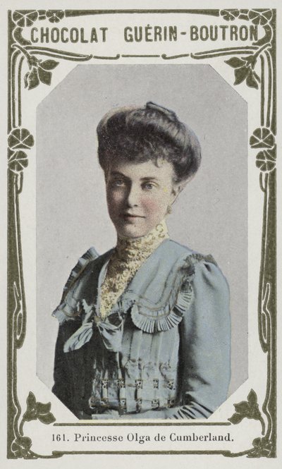 Prinsesse Olga de Cumberland (farvet foto) af French School