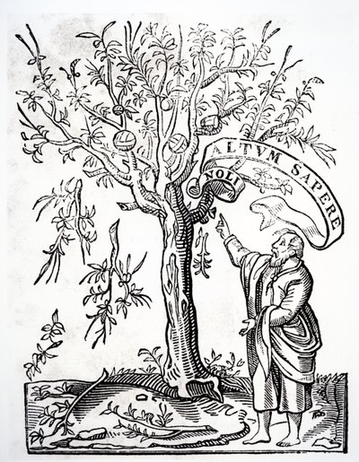 Robert Estiennes printeremblem, Paris, 1526 af French School