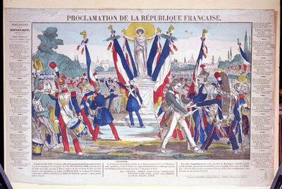 Den franske republiks proklamation, 25. februar 1848 af French School