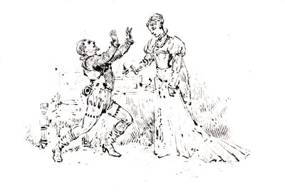 Produktionshæfte til Ruy Blas (1838) af Victor Hugo (1802-85), 1880 (pen og blæk på papir) af French School