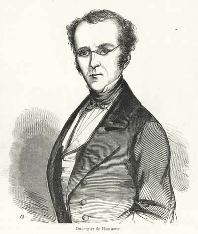 Prosper Duvergier de Hauranne, fransk politiker af French School