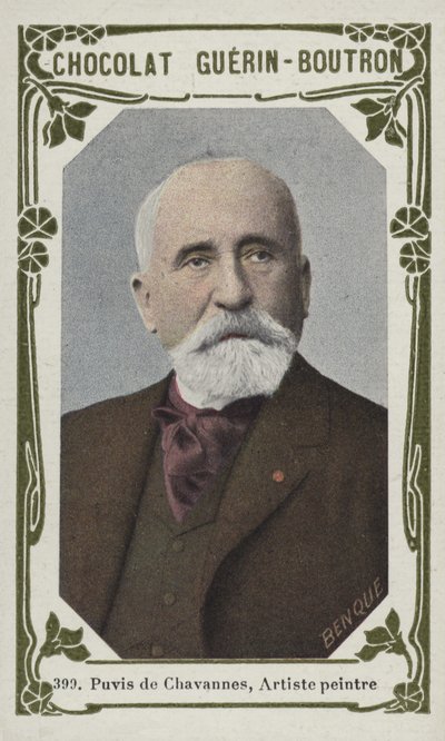 Puvis de Chavannes, maler (farvet foto) af French School