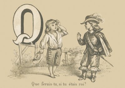 Q: Hvad ville du gøre, hvis du var konge? af French School
