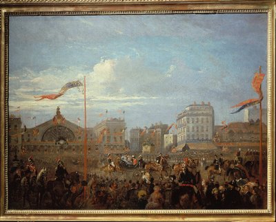 Dronning Victoria (1819-1901) Ankommer til Gare de l