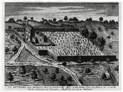 Rabelais, La Devinière: Rabelais fødested. af French School