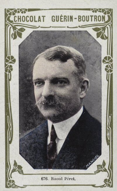 Raoul Peret (farvet foto) af French School