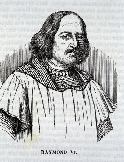 Raymond VI i "Sydens Mosaik", Toulouse af French School