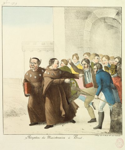 Modtagelse af missionærer i Brest af French School