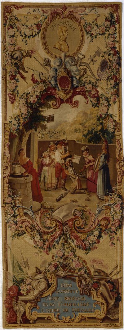 Regence Gobelins gobelin med historien om Don Quixote, 1717-18 af French School