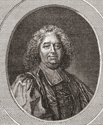 René Pucelle, 1655 -1745. Fransk magistrat og abbed i Saint Leonard Corbigny. Fra Les Heures Libres udgivet 1908. af French School